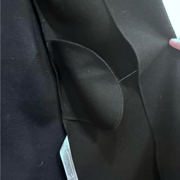 ZARA Black Women’s Buttonless Peacoat - Picture 3 of 5